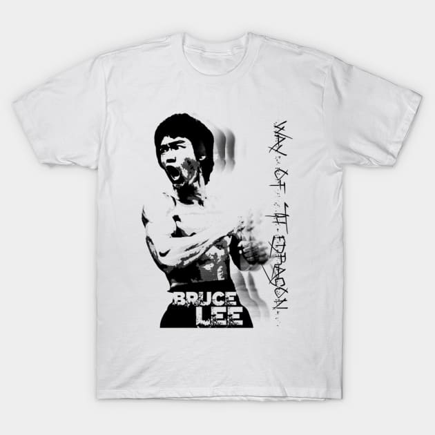 Vintage Movie Bruce Jeet Kune Do Be Water Lee T-Shirt by Garmentcrooks